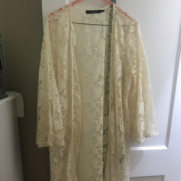 Ark & Co Bohemian Crochet Duster - Picture 5 of 8